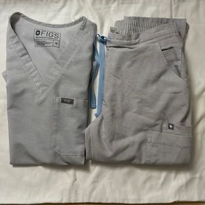 Figs Scrub Set -space gray